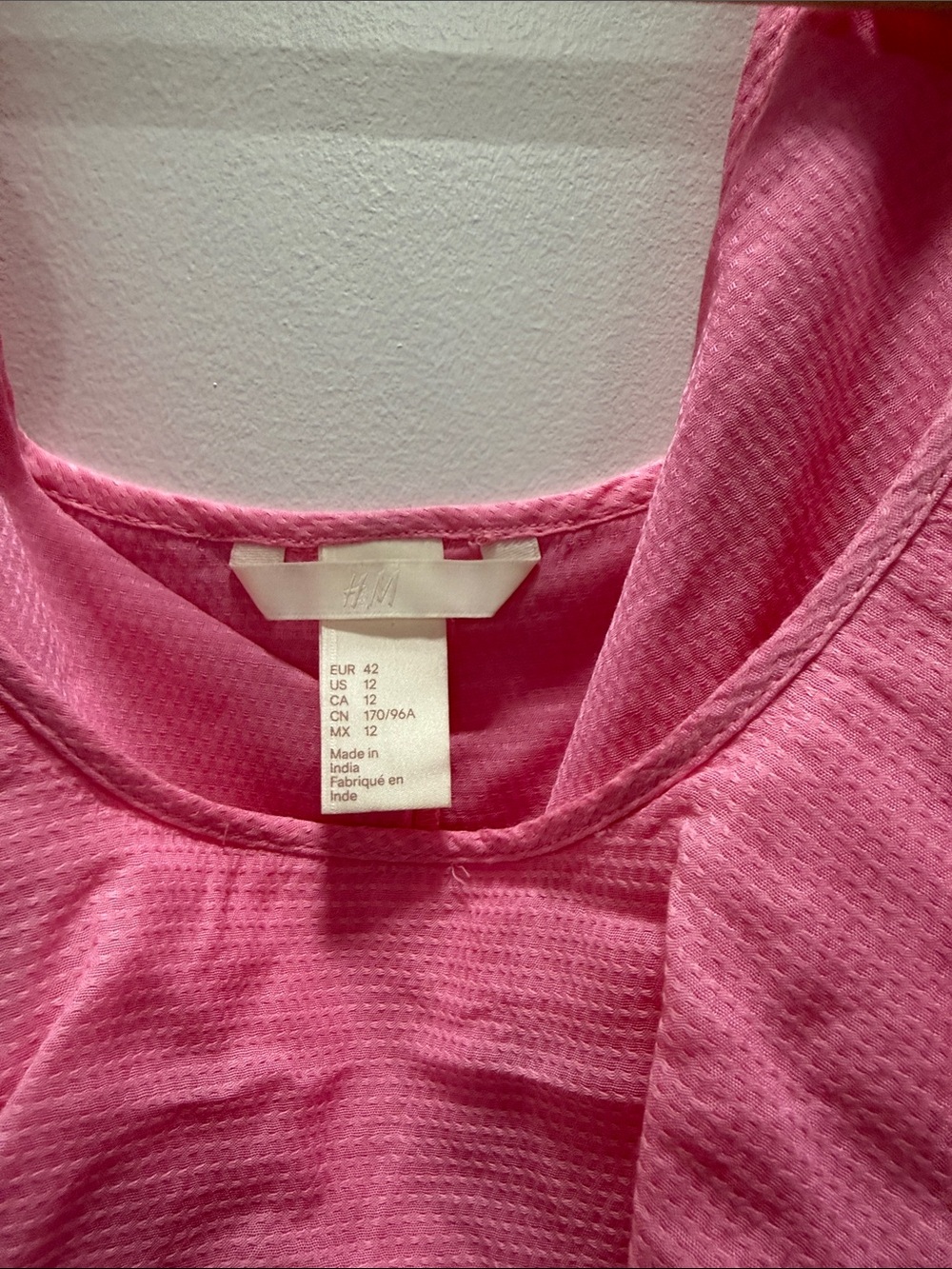 H&M Pink Ruffle Cold-Shoulder Camisole - Picture 2 of 3